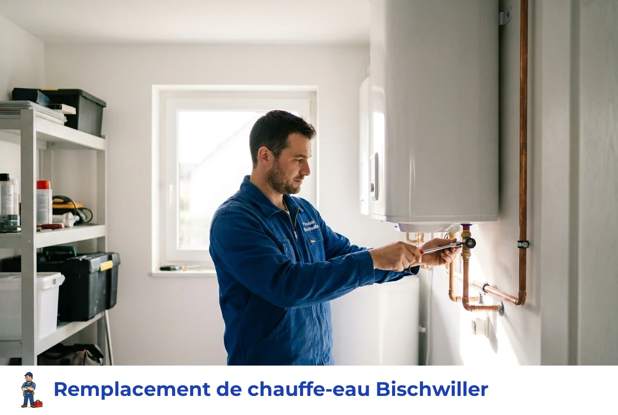 Remplacement de chauffe-eau à Bischwiller