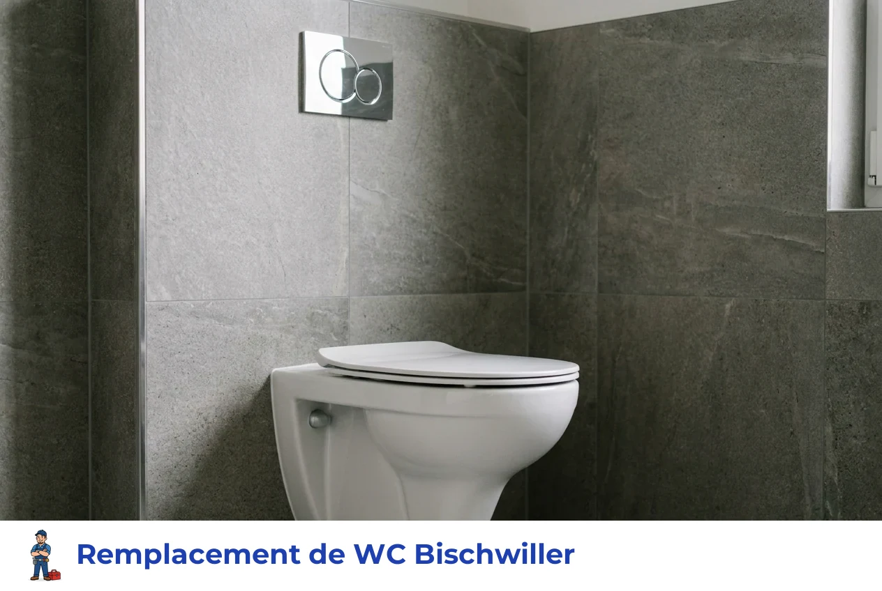 Remplacement de WC à Bischwiller