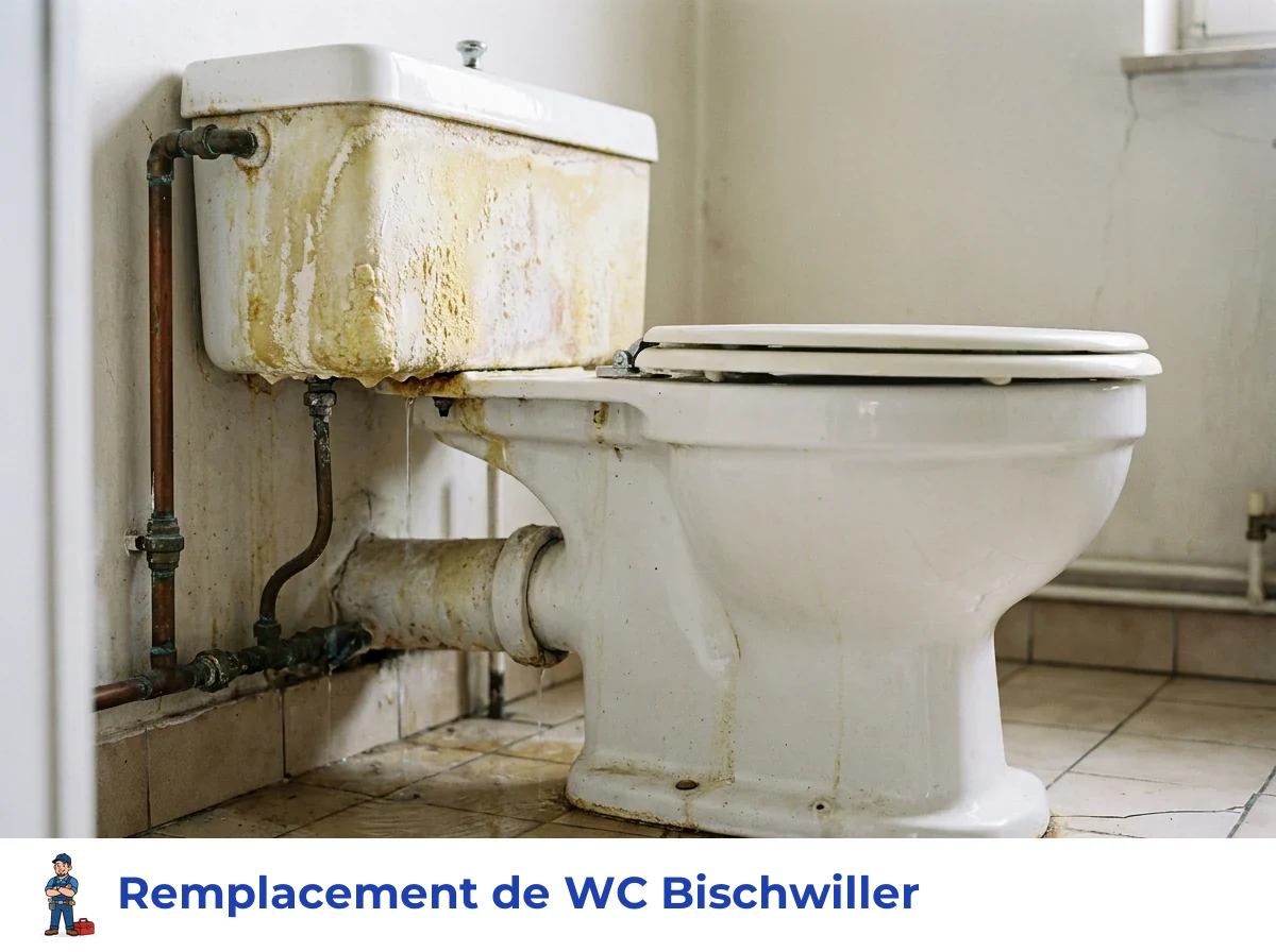 Remplacement de WC à Bischwiller