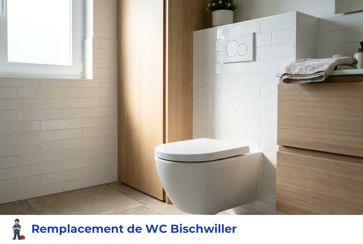 Remplacement de WC à Bischwiller