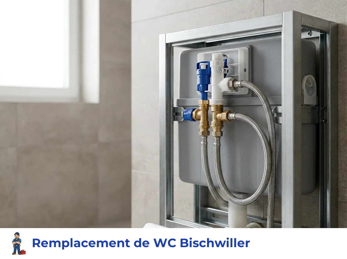 Remplacement de WC à Bischwiller